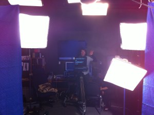 Bright Lights In Studio Under The Lights