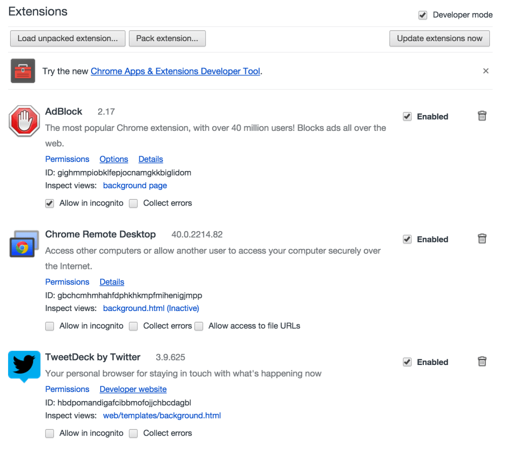 The Last Extensions Left Standing